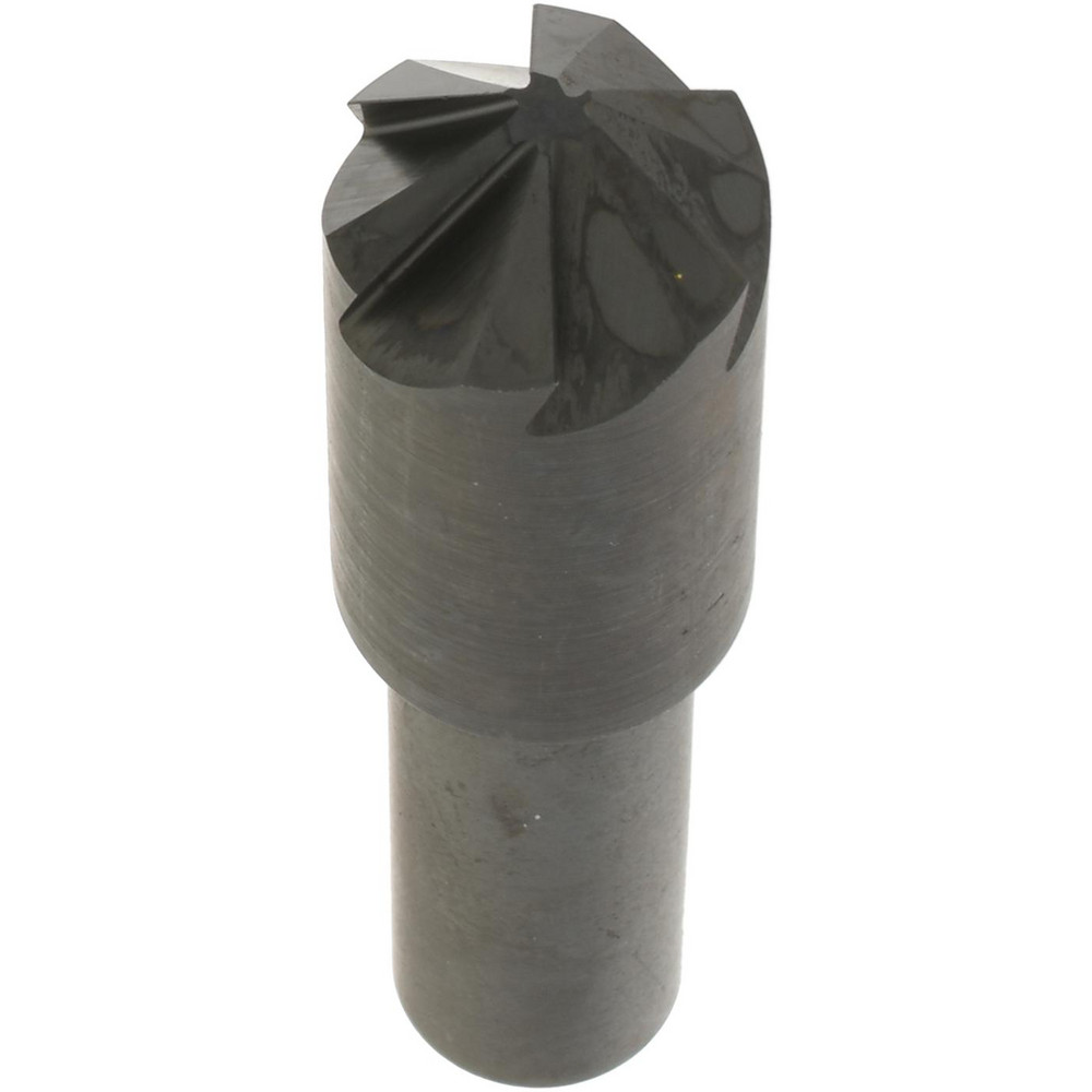 Hertel Countersink: 1/2" Head Dia, 100.00 deg Included Angle, 6 Flute, High-Speed Steel, Right Hand Cut - GX89331573