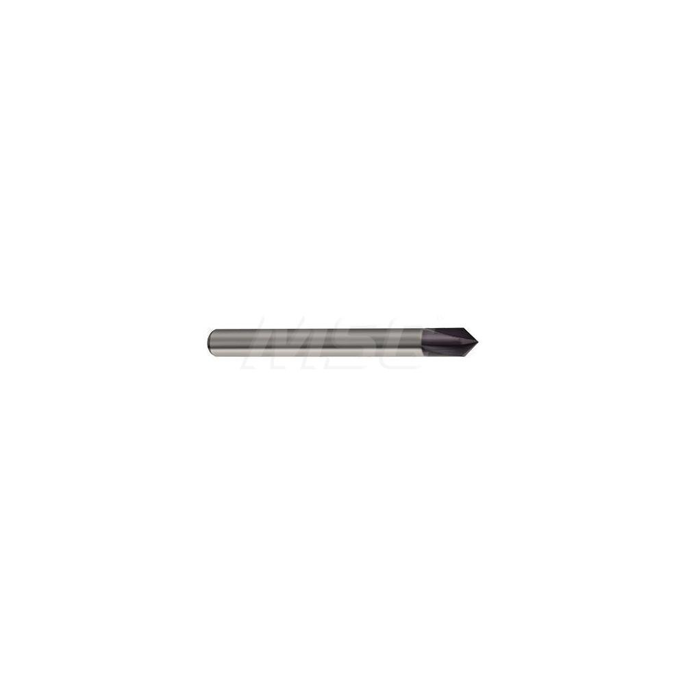 Guhring Chamfer Mill: 4.00 mm Dia, 4.00 mm Shank Dia, 90 deg, 4 Flute, Solid Carbide, Single End - 9067840040000