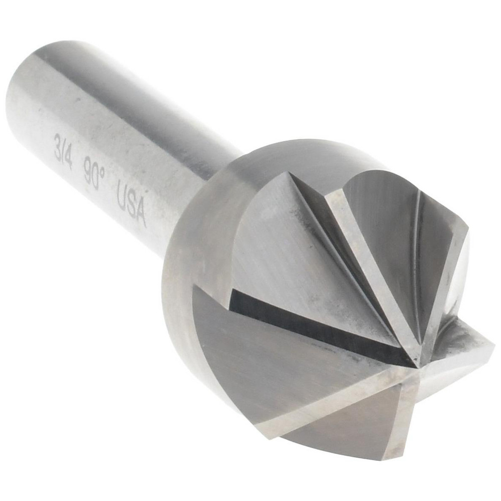 Titan USA Countersink: 3/4" Head Dia, 90.00 deg Included Angle, 6 Flute, Solid Carbide, Right Hand Cut - CS36848