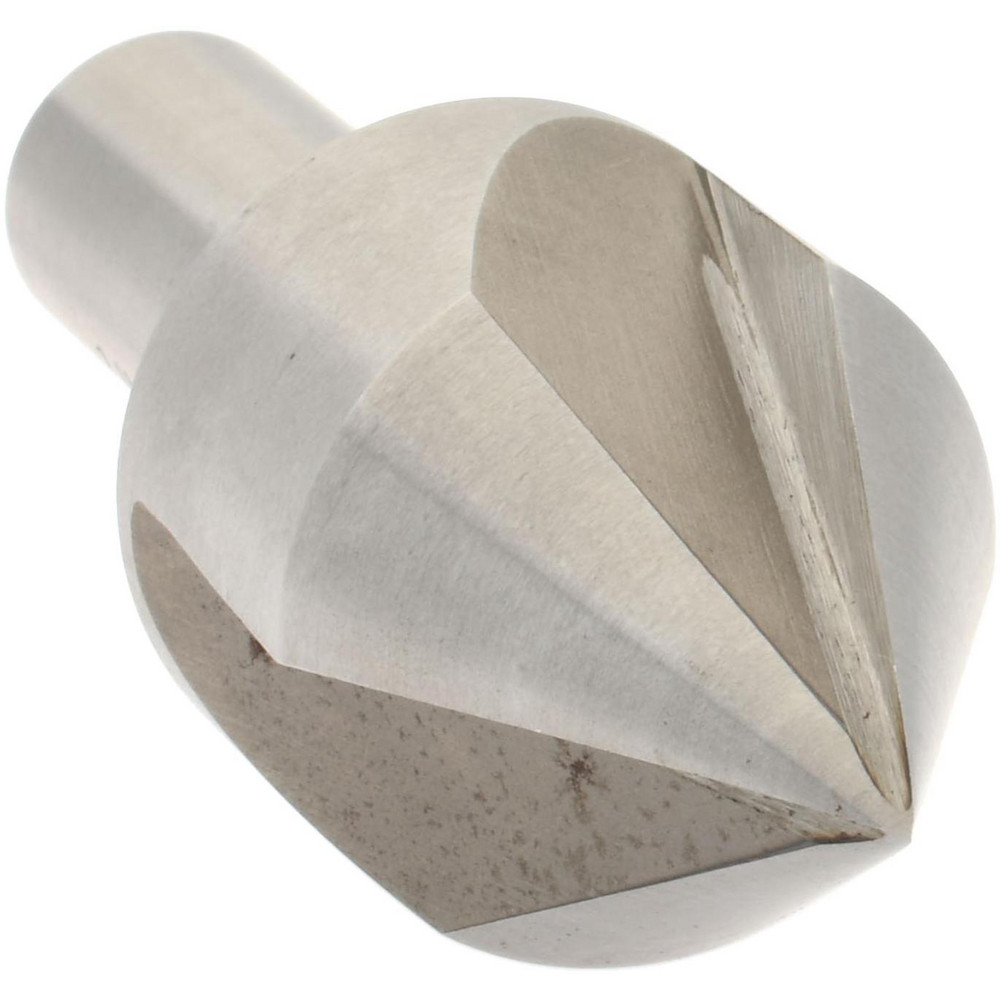 Value Collection Countersink: 1" Head Dia, 60.00 deg Included Angle, 3 Flute, High-Speed Steel, Right Hand Cut - SC4060100
