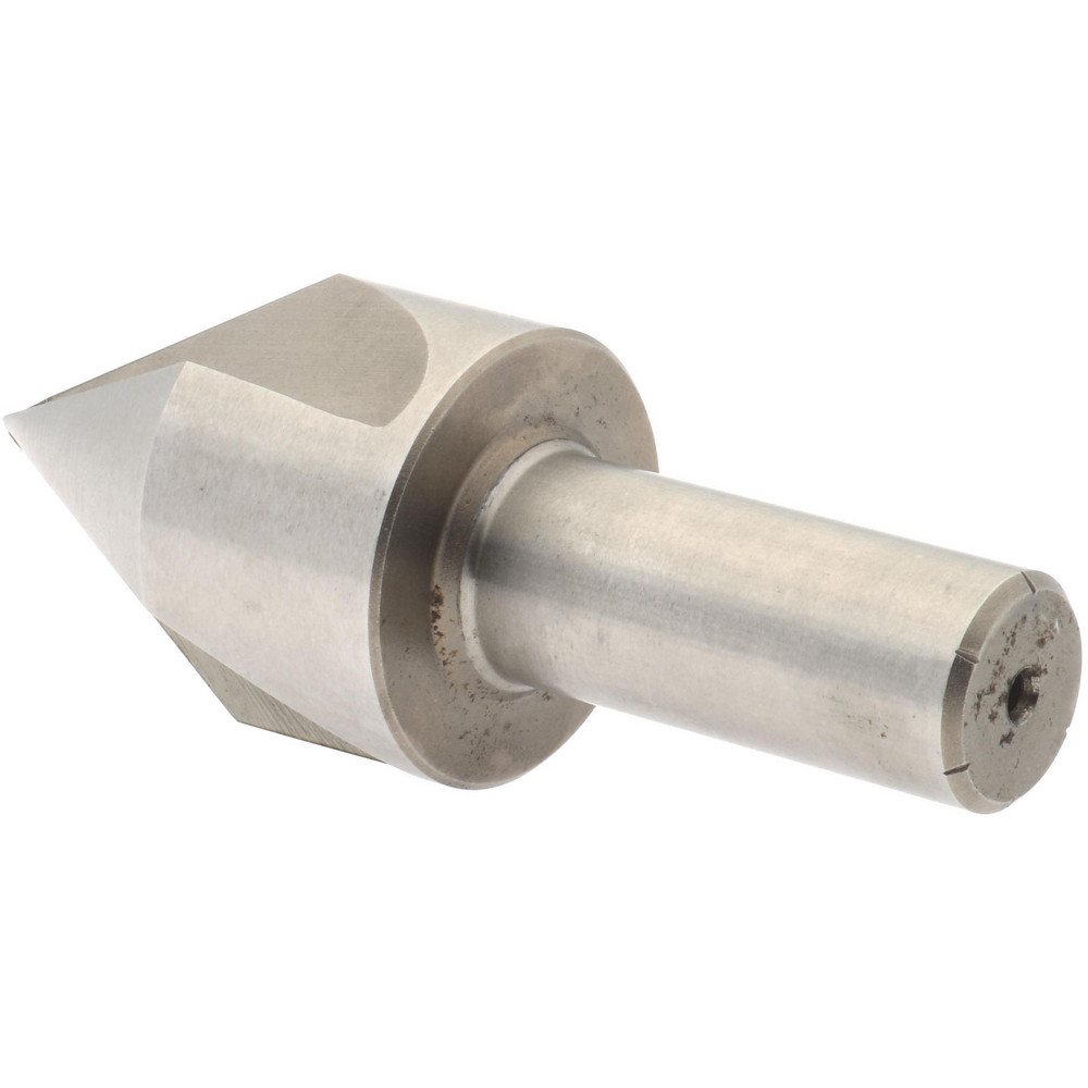 Value Collection Countersink: 1" Head Dia, 60.00 deg Included Angle, 3 Flute, High-Speed Steel, Right Hand Cut - SC4060100