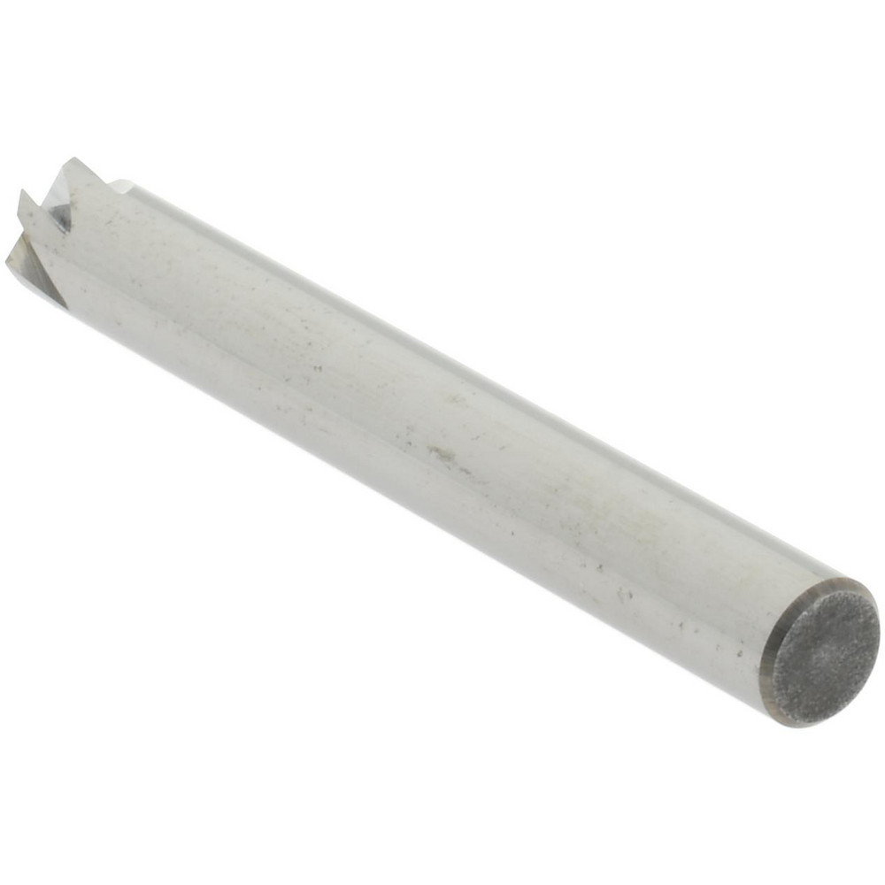 Hertel Countersink: 1/4" Head Dia, 120.00 deg Included Angle, 6 Flute, Solid Carbide, Right Hand Cut - 336-003090