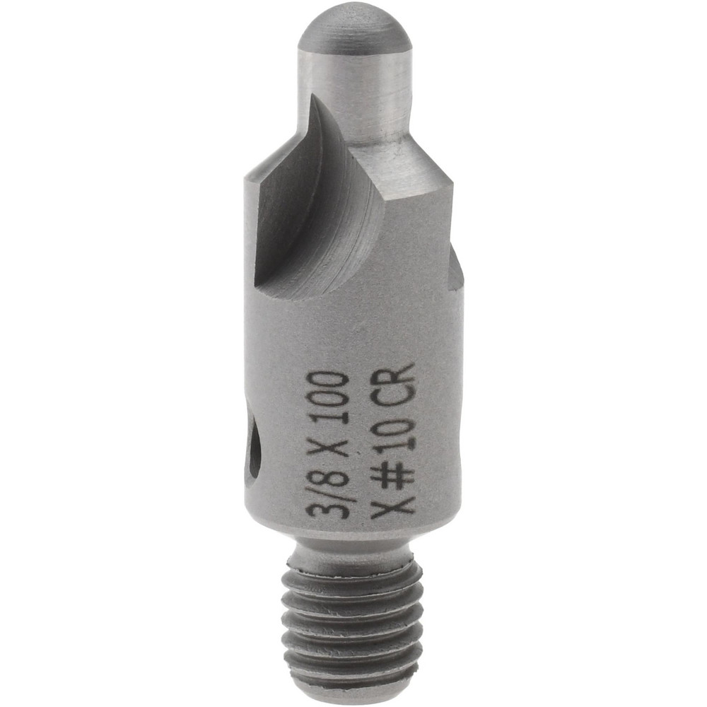 Made in USA 1-1/4" OAL, 1/2" Head Dia, 2 Flute, 100° Incl Angle, Integral Pilot, Adjustable Stop Countersink - 152-2-100-.2500