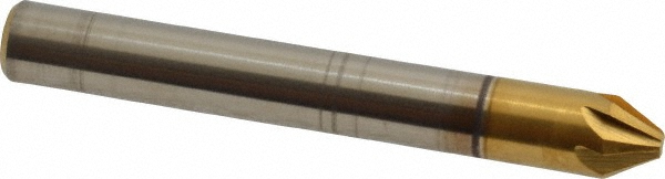 M.A. Ford® Countersink: 1" Head Dia, 60.00 deg Included Angle, 1 Flute, High-Speed Steel, Right Hand Cut - 61100001