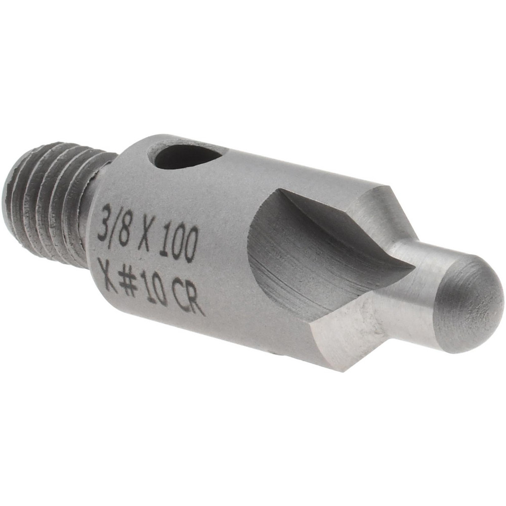 Made in USA 2-1/2" OAL, 3/8" Head Dia, 3 Flute, 100° Incl Angle, Integral Pilot, Adjustable Stop Countersink - 150-3-100-.1935