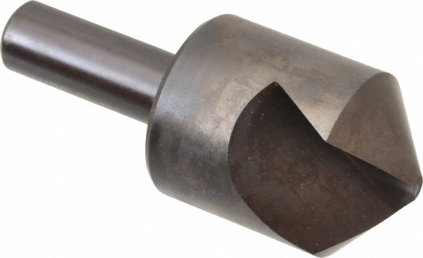 Hertel Countersink: 1-1/4" Head Dia, 100.00 deg Included Angle, 1 Flute, High-Speed Steel, Right Hand Cut - GX89339477