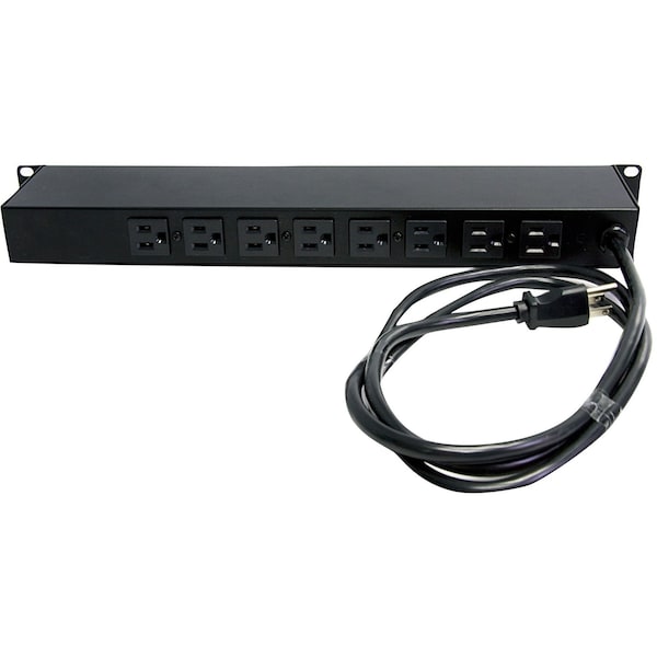 Startech.Com 8 Outlet PDU Power Distribution Unit 125V 15A (12A UL) - RKPW081915