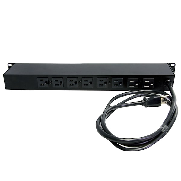 Startech.Com 8 Outlet PDU Power Distribution Unit 125V 15A (12A UL) - RKPW081915