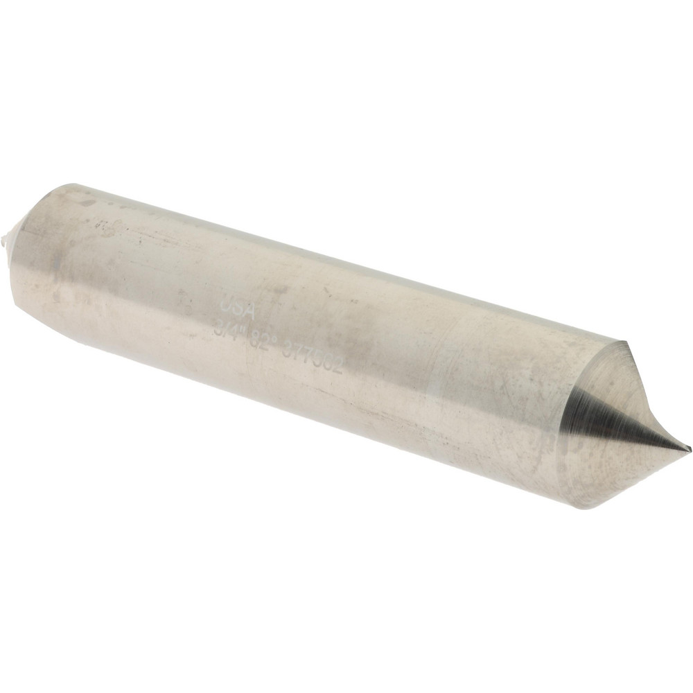 Hertel Countersink: 3/4" Head Dia, 82.00 deg Included Angle, 1 Flute, High-Speed Steel, Right Hand Cut - GX89339253