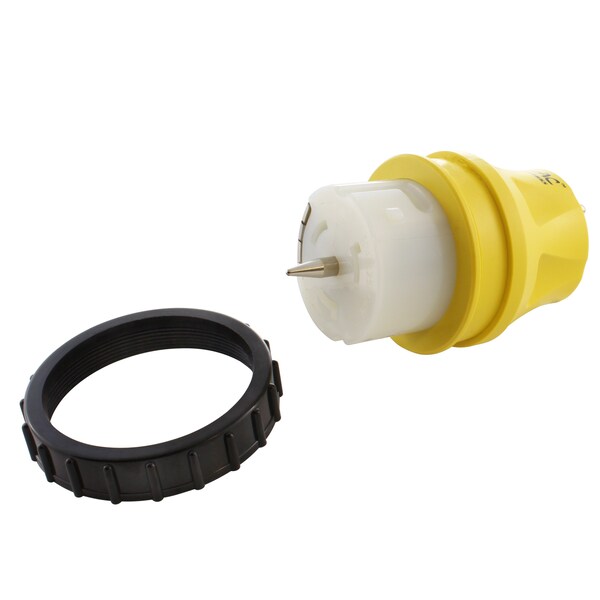 Ac Works Transfer Switch Temp Power 15A Plug to CS6364 Two hots bridged 50A Locking - ADTE515
