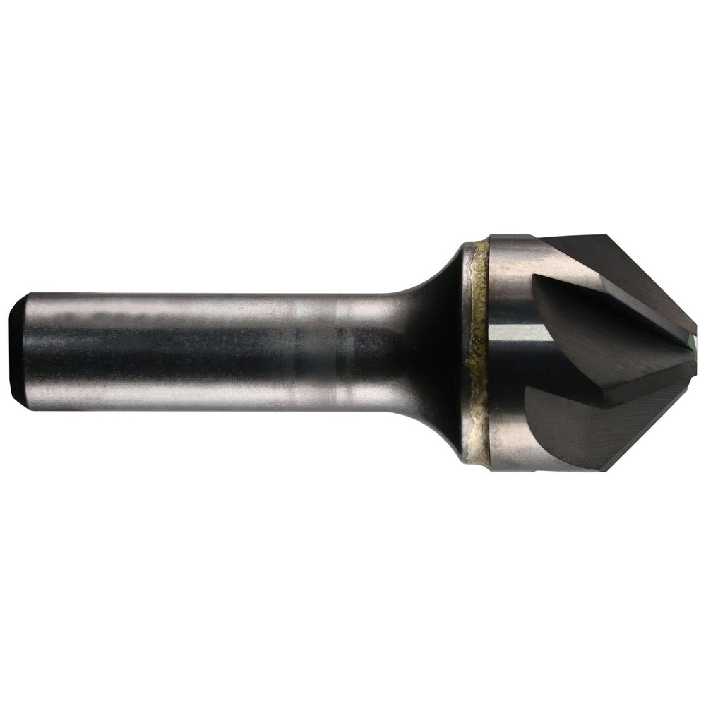 SGS Countersink: 1" Head Dia, 90.00 deg Included Angle, 6 Flute, Solid Carbide, Right Hand Cut - 74270