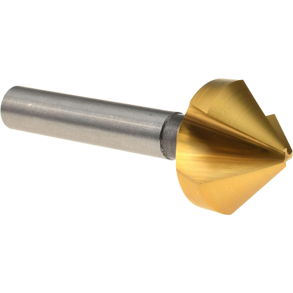 SGS Countersink: 1" Head Dia, 90.00 deg Included Angle, 6 Flute, Solid Carbide, Right Hand Cut - 74270