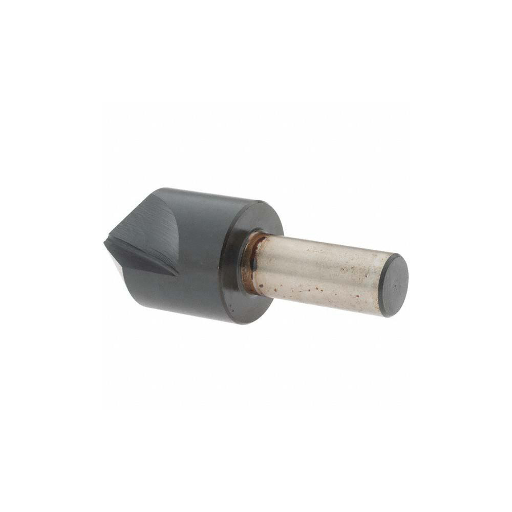 Value Collection Countersink: 1" Head Dia, 82.00 deg Included Angle, 1 Flute, High-Speed Steel, Right Hand Cut - 28608