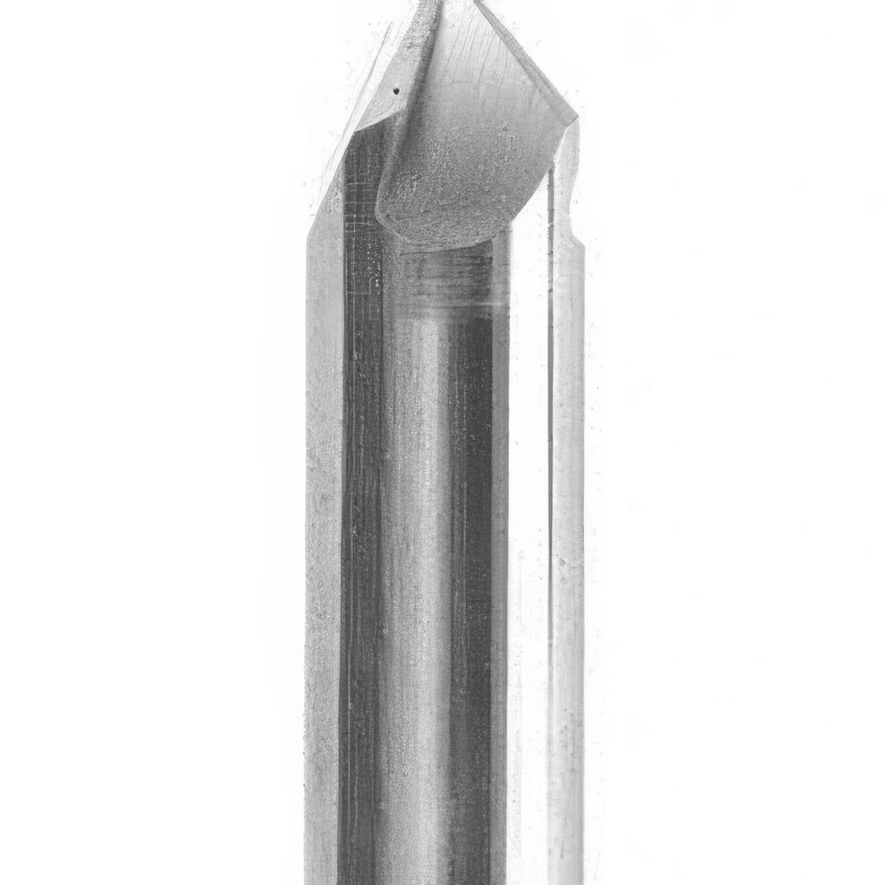 Melin Tool Countersink: 3/8" Head Dia, 100.00 deg Included Angle, 4 Flute, Solid Carbide, Right Hand Cut - 19035