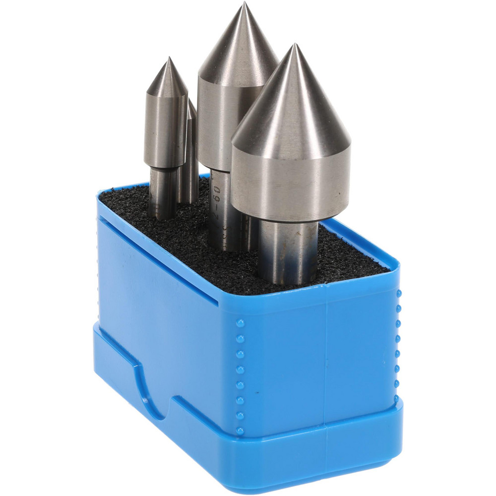 Value Collection Countersink Set: 5 Pc, 1/4 to 1" Head Dia, 1 Flute, 60 deg Included Angle - SC10605S