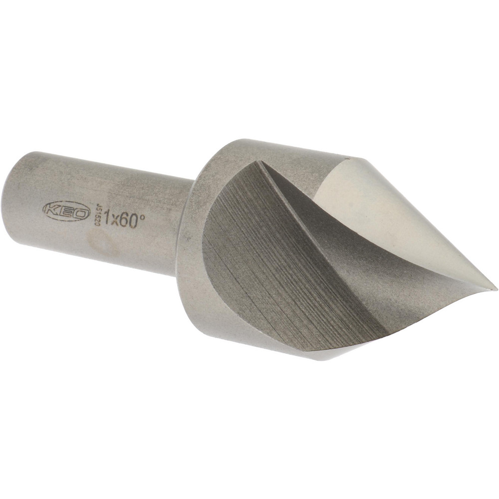 Value Collection Countersink Set: 5 Pc, 1/4 to 1" Head Dia, 1 Flute, 60 deg Included Angle - SC10605S