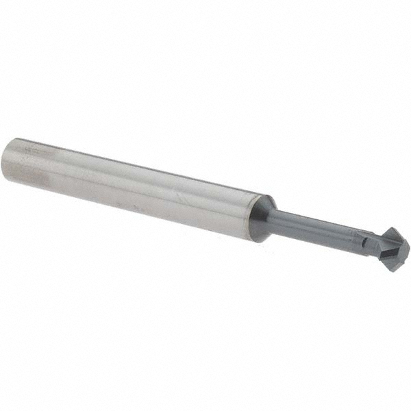 Accupro Chamfer Mill: 1/2" Dia, 1/2" Shank Dia, 82 deg, 4 Flute, Solid Carbide, Single End - 2500083