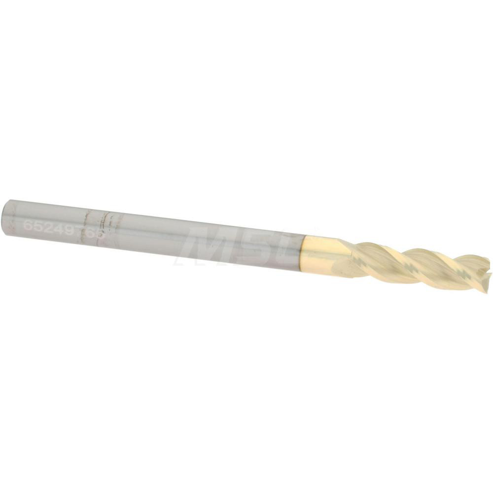 Accupro Chamfer Mill: 3/16" Dia, 3/16" Shank Dia, 60 deg, 2 Flute, Solid Carbide, Single End - 2500198