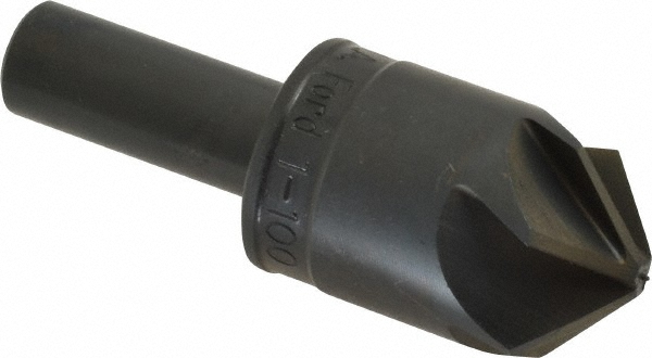 M.A. Ford® Countersink: 1" Head Dia, 100.00 deg Included Angle, 6 Flute, High-Speed Steel, Right Hand Cut - 79100004