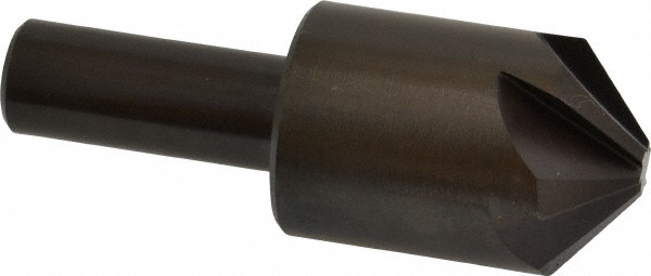M.A. Ford® Countersink: 1" Head Dia, 100.00 deg Included Angle, 6 Flute, High-Speed Steel, Right Hand Cut - 79100004