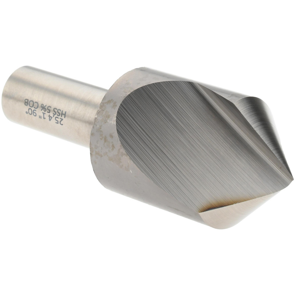 Magafor Countersink: 1" Head Dia, 90.00 deg Included Angle, 1 Flute, Cobalt Steel, Right Hand Cut - 84421254000