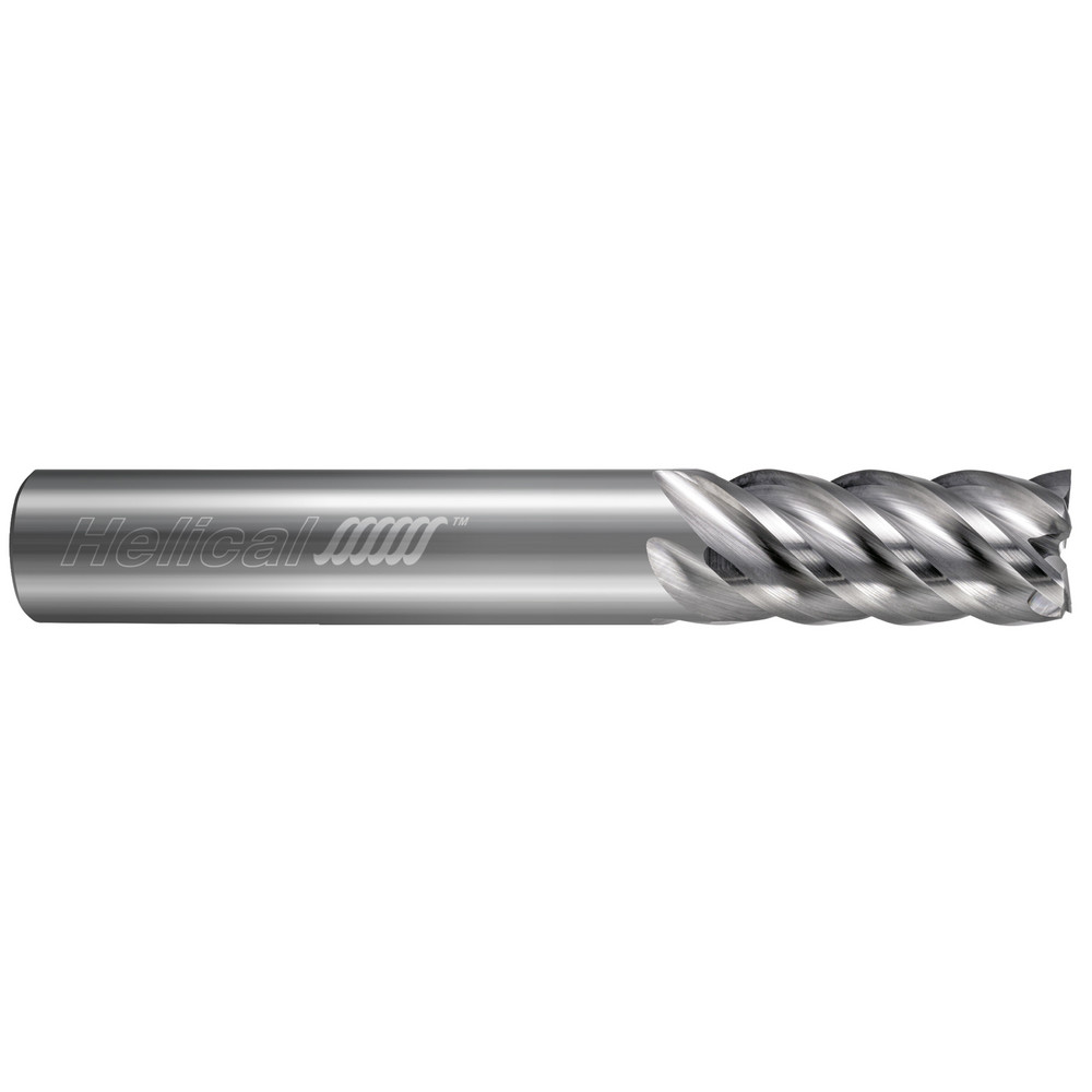 Helical Solutions Chamfer Mill: 1/8" Dia, 1/8" Shank Dia, 60 deg, 5 Flute, Solid Carbide, Single End - 88440