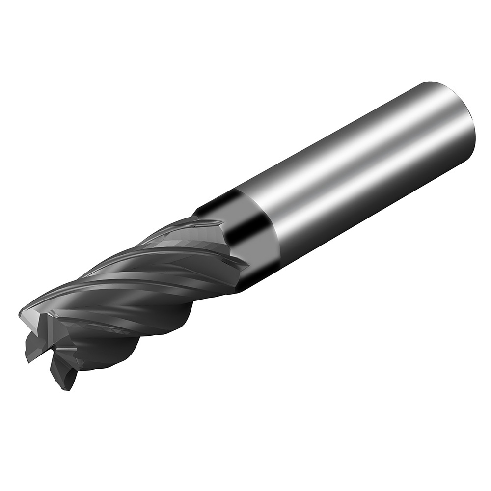 Helical Solutions Chamfer Mill: 1/8" Dia, 1/8" Shank Dia, 60 deg, 5 Flute, Solid Carbide, Single End - 88440
