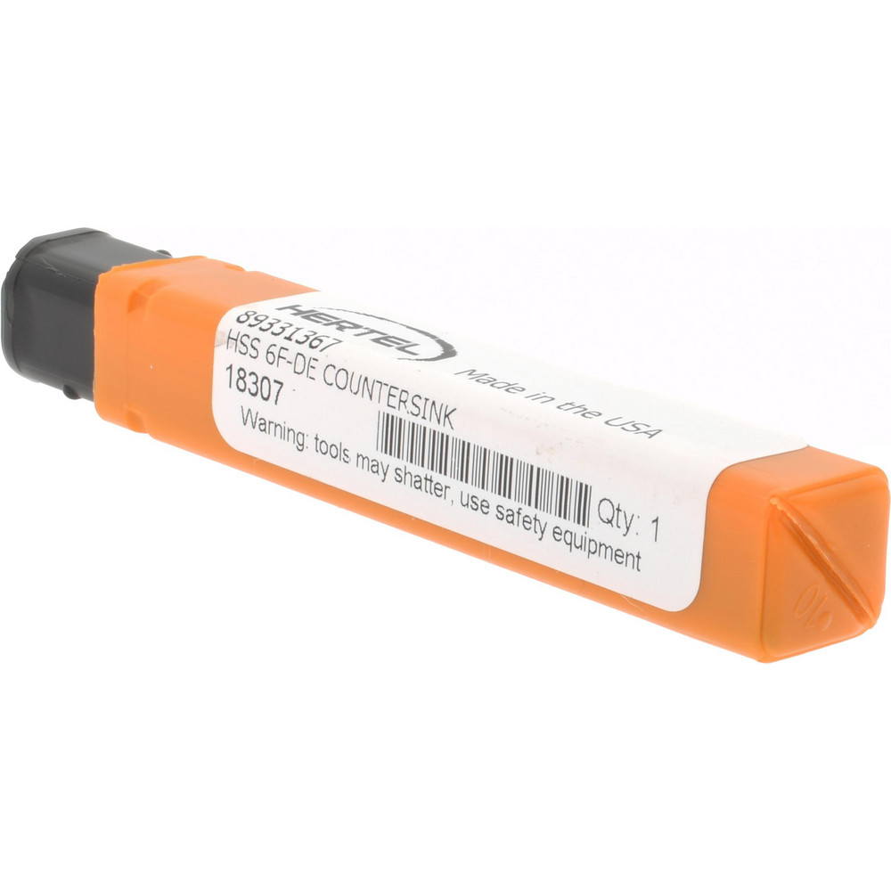 Hertel Countersink: 5/16" Head Dia, 120.00 deg Included Angle, 6 Flute, High-Speed Steel, Right Hand Cut - GX89331367