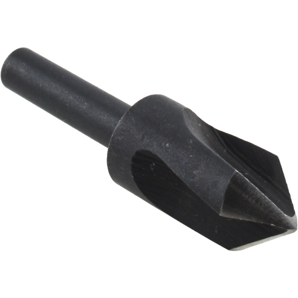 M.A. Ford® Countersink: 1/2" Head Dia, 82.00 deg Included Angle, 3 Flute, High-Speed Steel, Right Hand Cut - 92050002