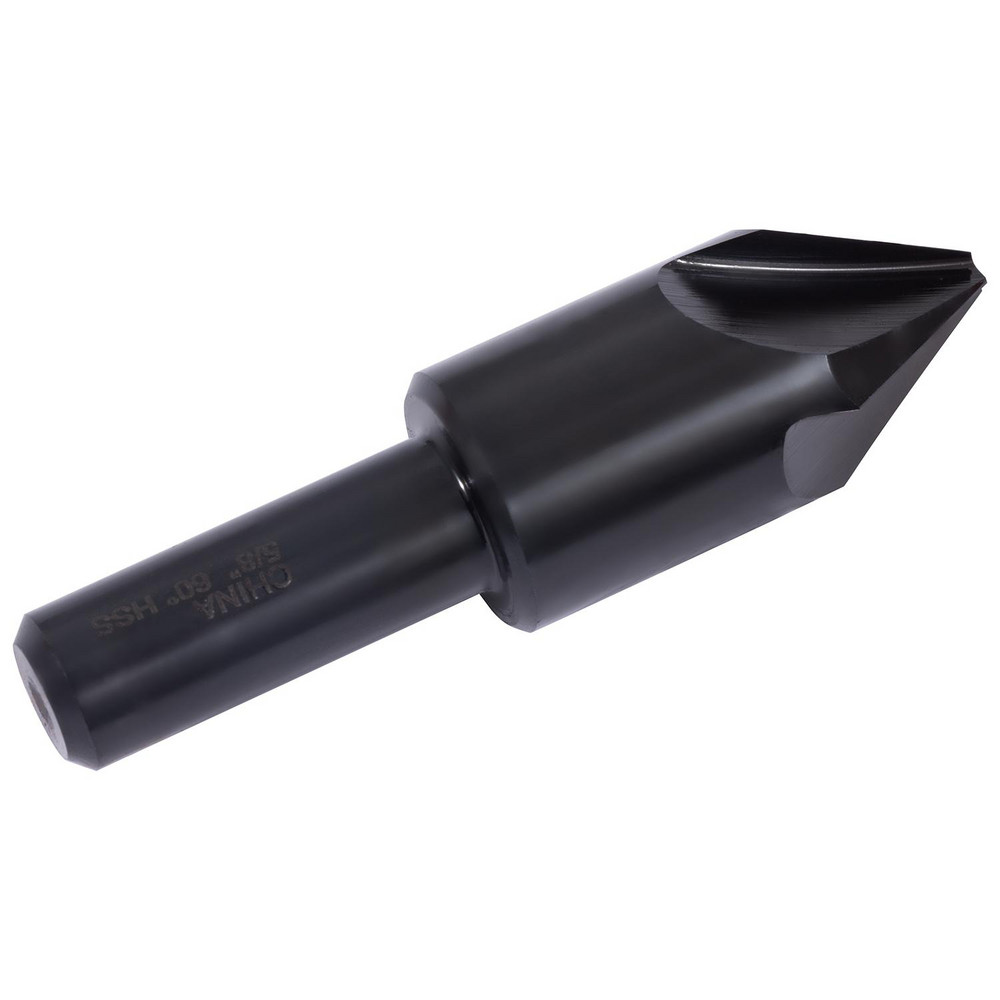 Hertel Countersink: 5/8" Head Dia, 60.00 deg Included Angle, 4 Flute, High-Speed Steel, Right Hand Cut - GX89329742