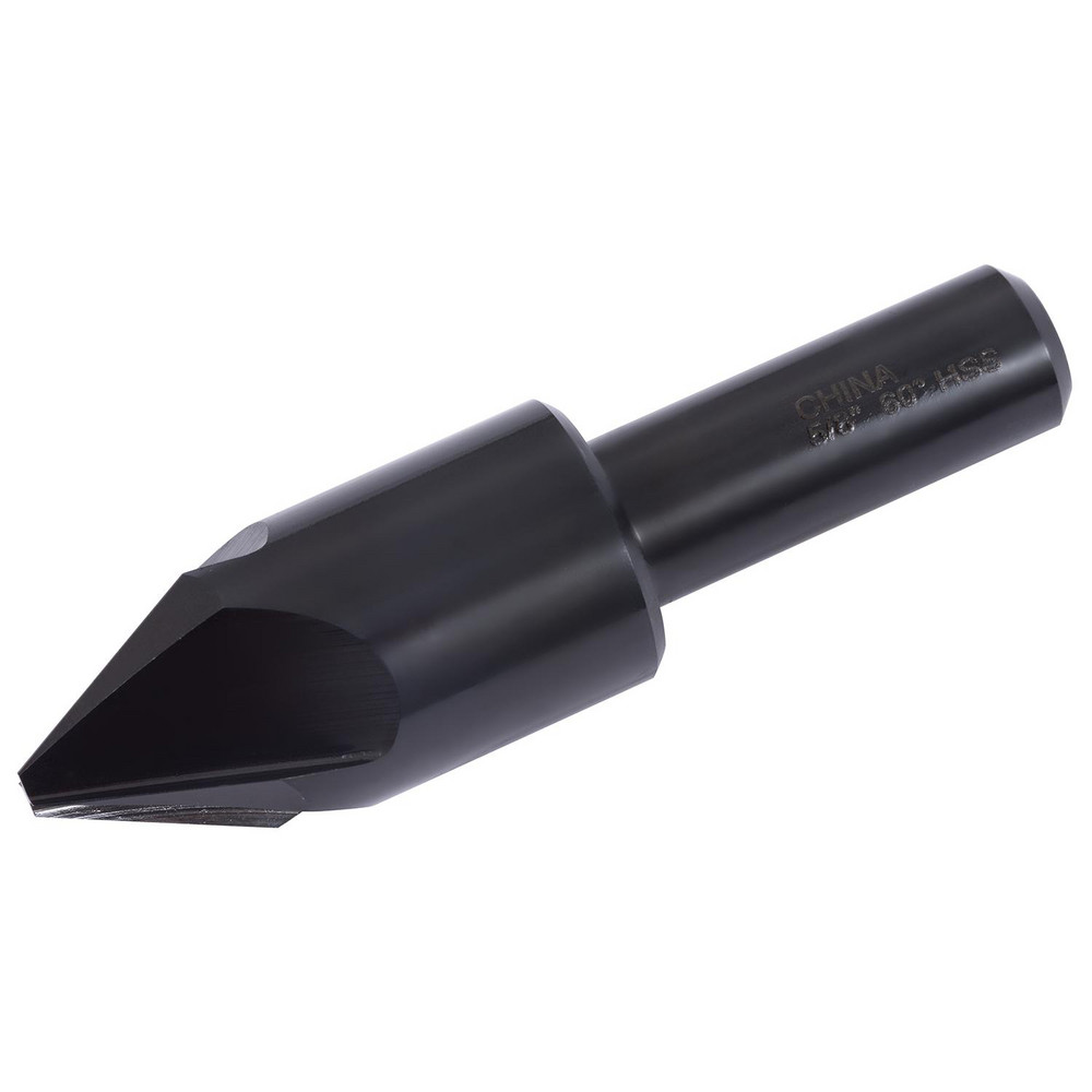 Hertel Countersink: 5/8" Head Dia, 60.00 deg Included Angle, 4 Flute, High-Speed Steel, Right Hand Cut - GX89329742