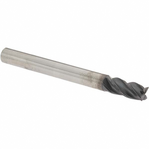 Harvey Tool Chamfer Mill: 3/8" Dia, 3/8" Shank Dia, 60 deg, 2 Flute, Solid Carbide, Double End - 998330-C3
