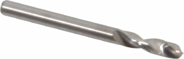 Harvey Tool Chamfer Mill: 3/8" Dia, 3/8" Shank Dia, 60 deg, 2 Flute, Solid Carbide, Double End - 998330-C3