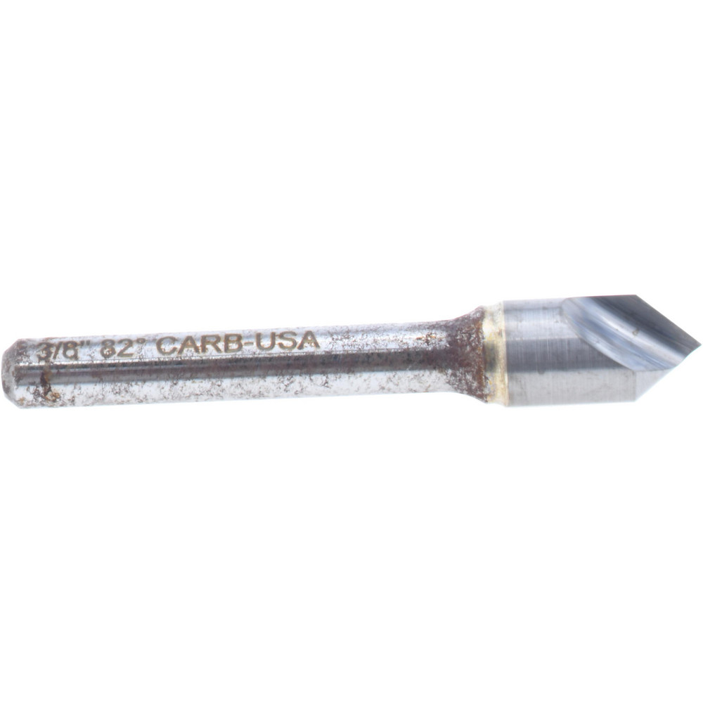 SGS Countersink: 3/8" Head Dia, 82.00 deg Included Angle, 6 Flute, Solid Carbide, Right Hand Cut - 74158