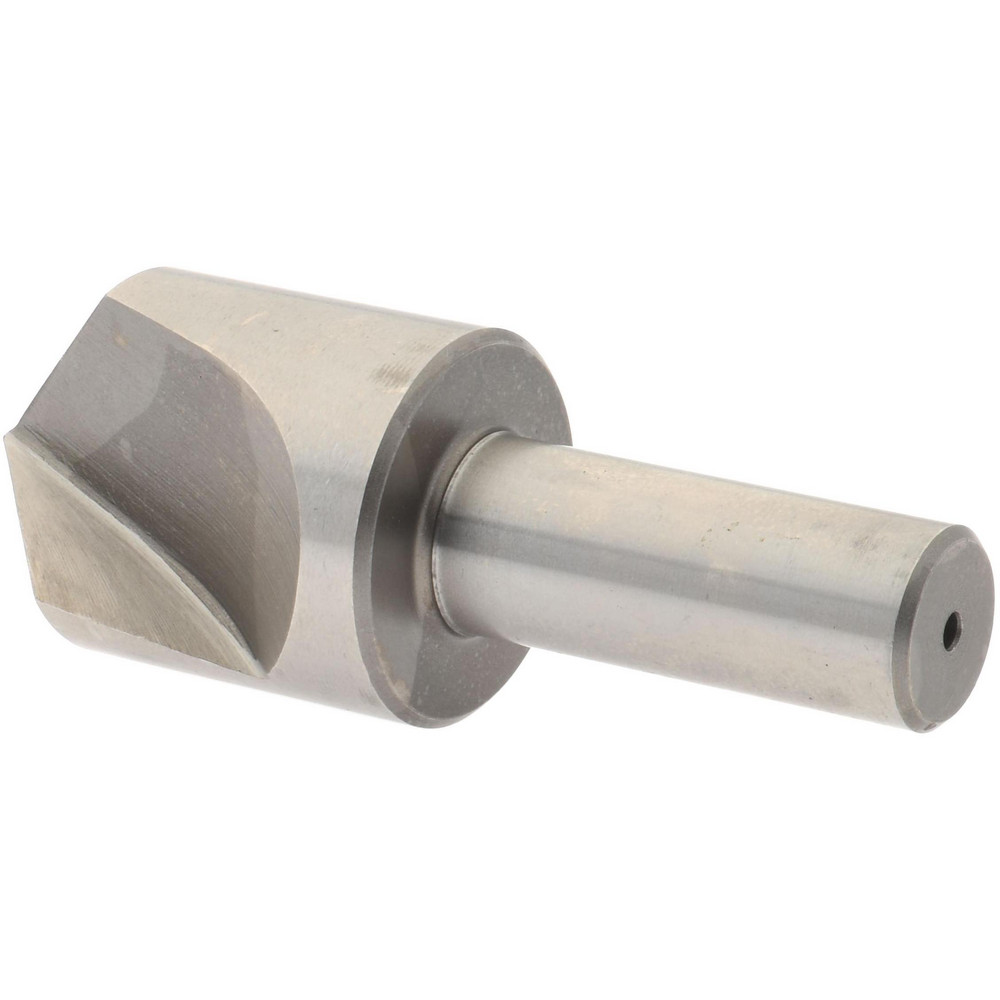 Value Collection Countersink: 1" Head Dia, 100.00 deg Included Angle, 1 Flute, High-Speed Steel, Right Hand Cut - SC10100100