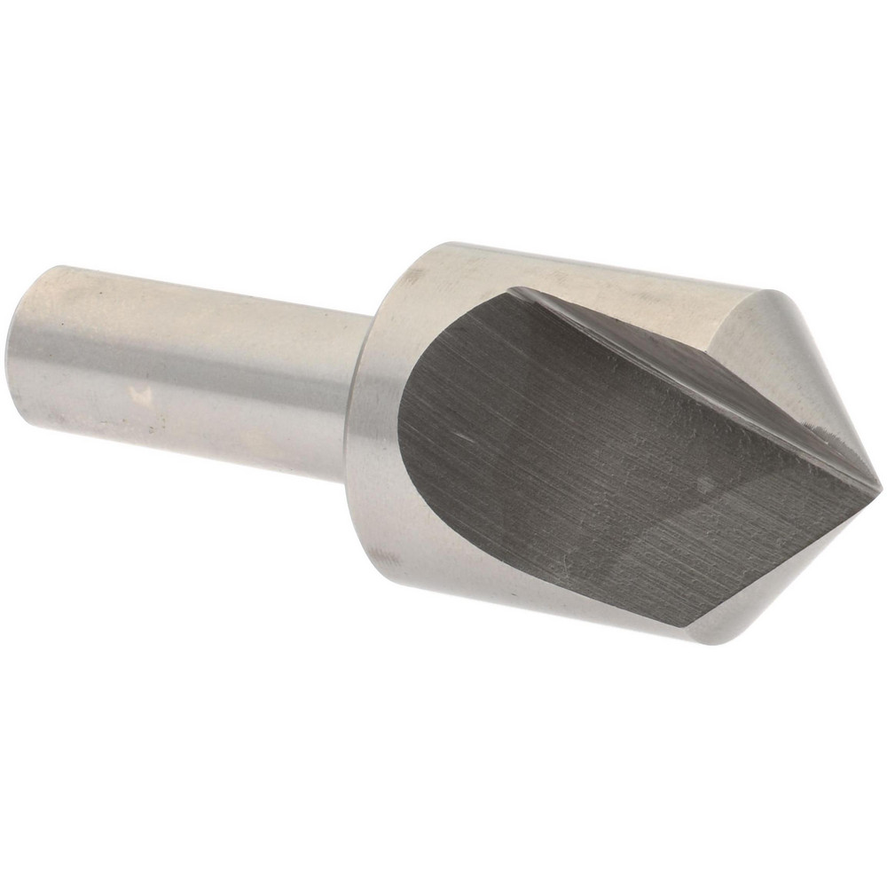Value Collection Countersink: 1" Head Dia, 100.00 deg Included Angle, 1 Flute, High-Speed Steel, Right Hand Cut - SC10100100