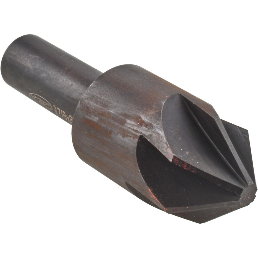 Value Collection Countersink: 7/8" Head Dia, 82.00 deg Included Angle, 6 Flute, High-Speed Steel, Right Hand Cut - SC2082056