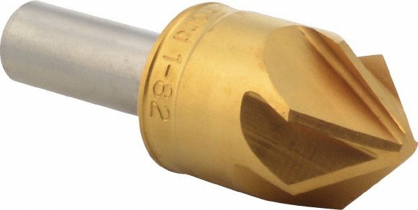 Value Collection Countersink: 7/8" Head Dia, 82.00 deg Included Angle, 6 Flute, High-Speed Steel, Right Hand Cut - SC2082056