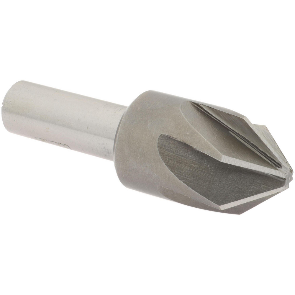 Value Collection Countersink: 7/8" Head Dia, 82.00 deg Included Angle, 6 Flute, High-Speed Steel, Right Hand Cut - SC2082056
