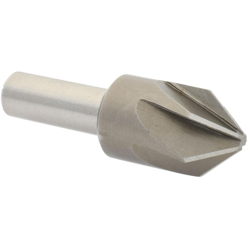 Value Collection Countersink: 7/8" Head Dia, 82.00 deg Included Angle, 6 Flute, High-Speed Steel, Right Hand Cut - SC2082056