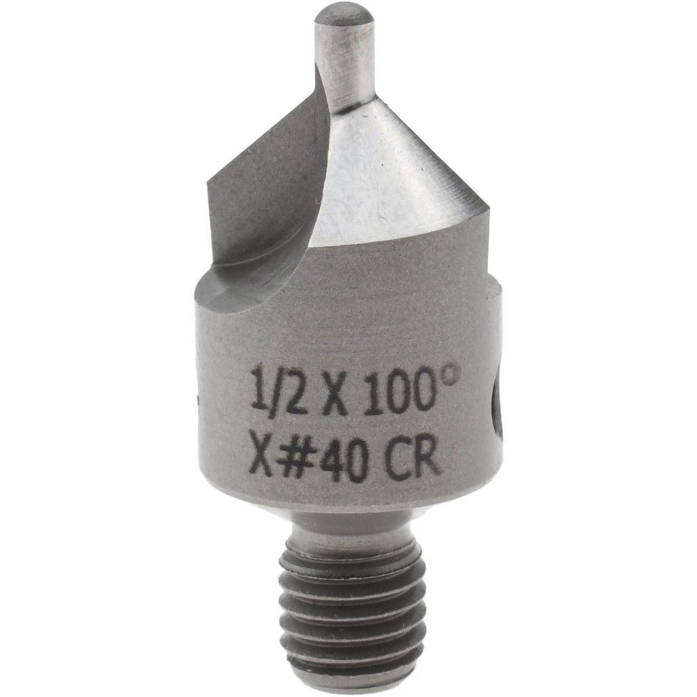 Made in USA #21 3FL 1/2" DIA 100D HSS STOP COUNTERSINK - 420-3-100-21