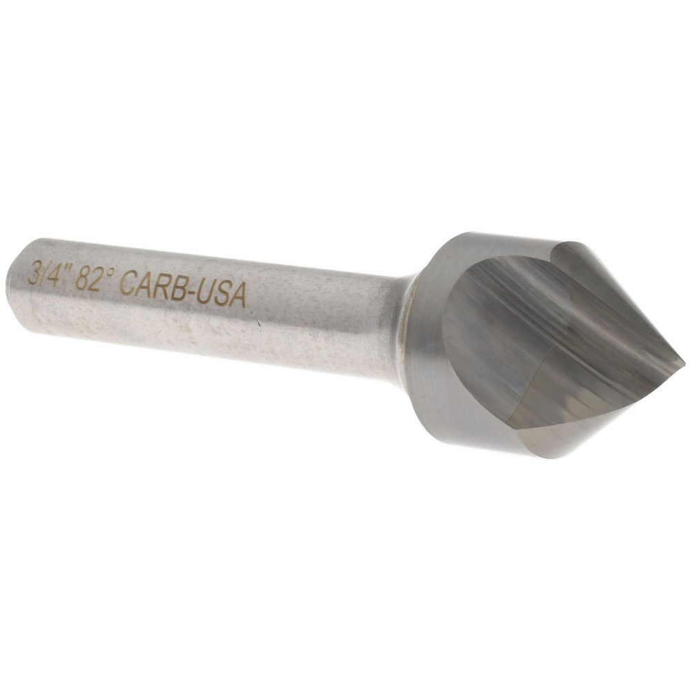 M.A. Ford® Countersink: 3/4" Head Dia, 82.00 deg Included Angle, 1 Flute, Solid Carbide, Right Hand Cut - 60075002