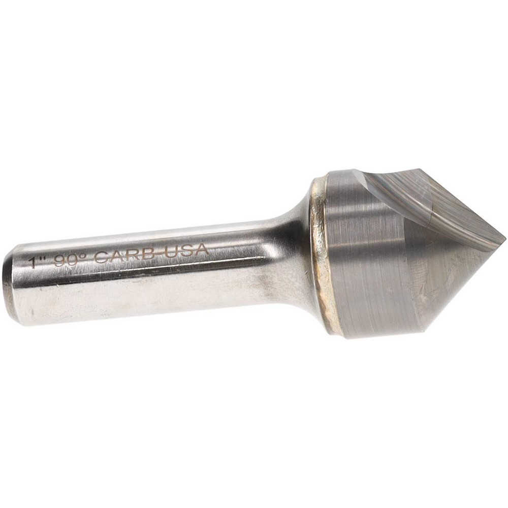 M.A. Ford® Countersink: 1" Head Dia, 90.00 deg Included Angle, 1 Flute, Solid Carbide, Right Hand Cut - 60100003