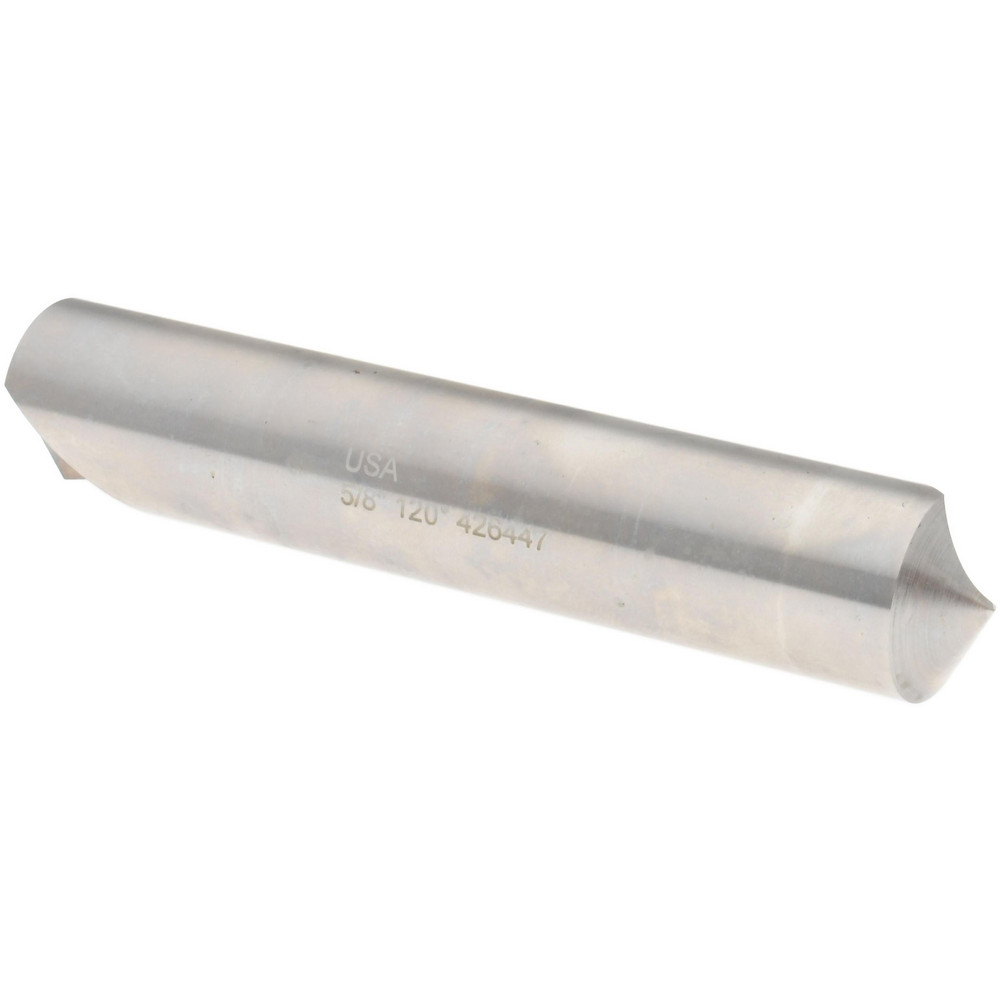 Hertel Countersink: 5/8" Head Dia, 120.00 deg Included Angle, 1 Flute, High-Speed Steel - 18282