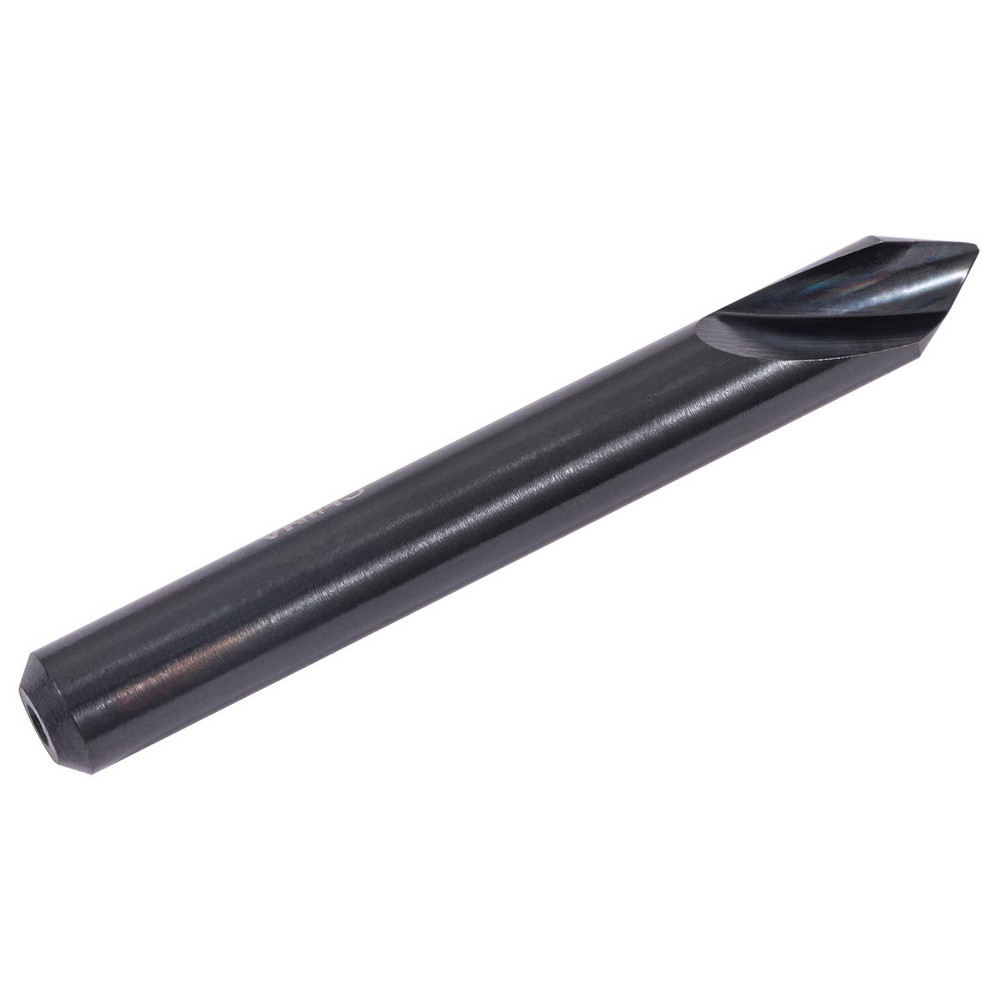 Hertel Countersink: 1/4" Head Dia, 60.00 deg Included Angle, 1 Flute, High-Speed Steel, Right Hand Cut - GX89339618
