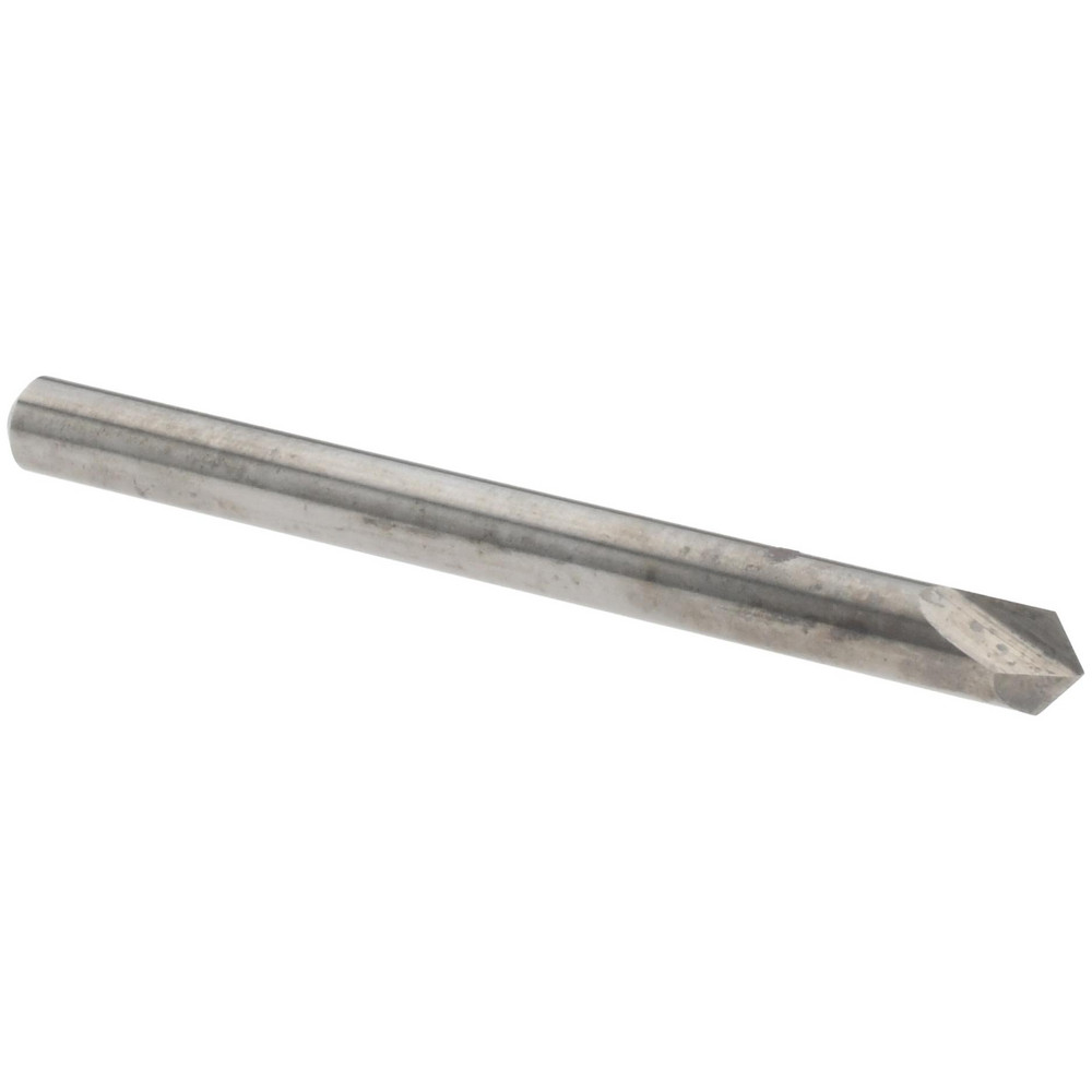 Accupro Chamfer Mill: 3/8" Dia, 3/8" Shank Dia, 100 deg, 2 Flute, Solid Carbide, Single End - E599943846