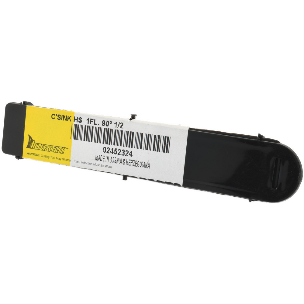 Value Collection Countersink: 1/2" Head Dia, 90.00 deg Included Angle, 1 Flute, High-Speed Steel, Right Hand Cut - SC1090032