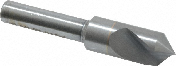 Value Collection Countersink: 3/8" Head Dia, 90.00 deg Included Angle, 3 Flute, High-Speed Steel, Right Hand Cut - SC4090024
