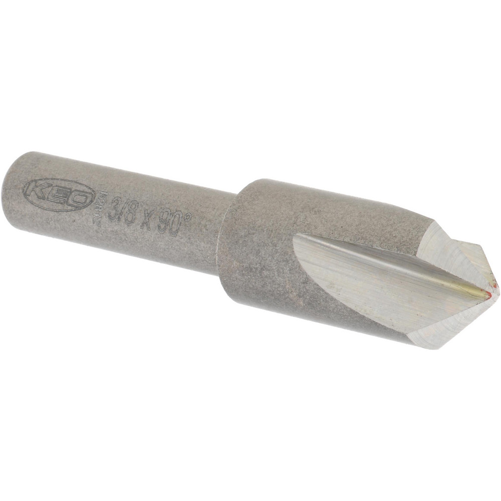 Value Collection Countersink: 3/8" Head Dia, 90.00 deg Included Angle, 3 Flute, High-Speed Steel, Right Hand Cut - SC4090024