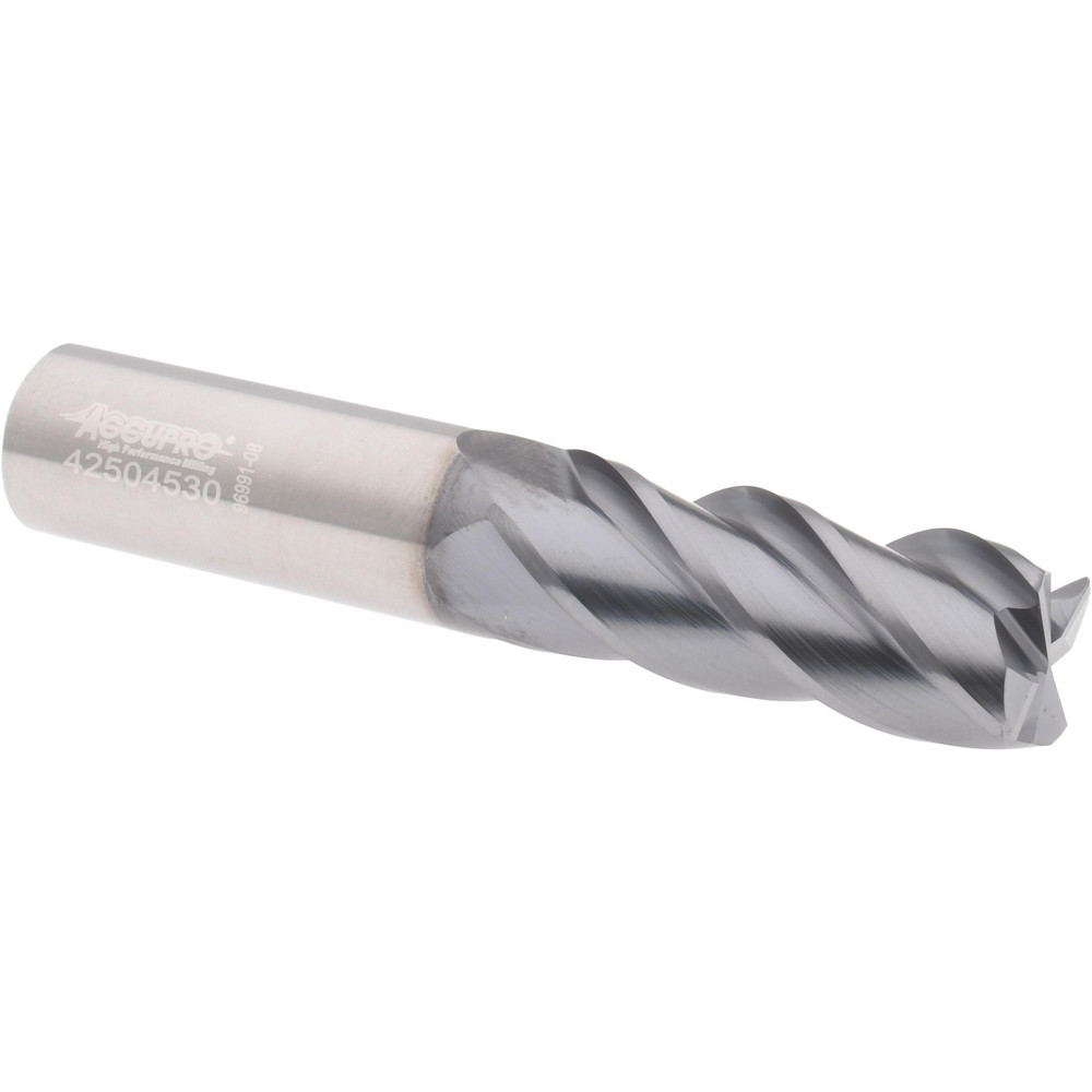 M.A. Ford® Chamfer Mill: 1/2" Dia, 1/2" Shank Dia, 90 deg, 3 Flute, Solid Carbide, Single End - 3HC050003